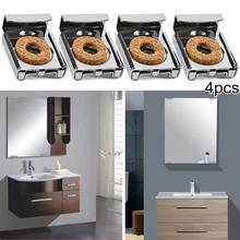 

Mirror Holding Support Glass Fixing Bracket Multifunctional Durable Mirror Clips Mount Clamps Spring Loaded Wall Bracket