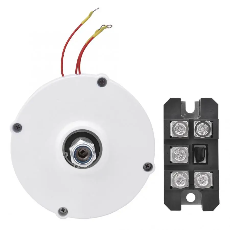 12V 100W ветряной двигатель постоянного магнита генератор 3-фазный синхронный генератор переменного тока NE-100
