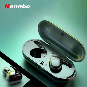

Nennbo TWS Fingerprint Touch Bluetooth Earphones, HD Stereo Mini Wireless Headphones,Noise Cancelling Gaming Headset