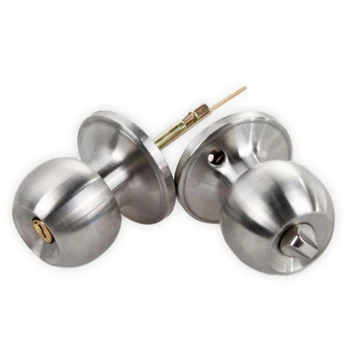 

Passage Handles Stainless Steel Door Lock Knob Home Security Entrance Secure