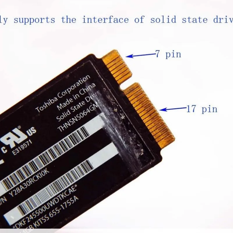 Top Usb C адаптер USB 3 0 SSD корпус для 2012 Apple Macbook Air A1465 A1466 Ssd Внешний USB3.0 концентратор