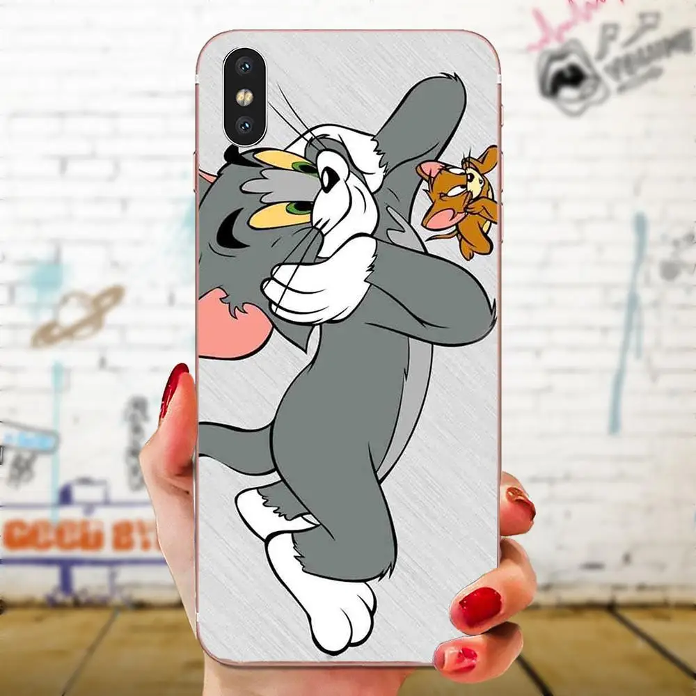 Том и Джерри "на возраст от двух до восьми для Galaxy Alpha Note 10 Pro A10 A20 A20E A30 A40 A50 A60 A70 A80 A90 M10 M20 M30 M40 мягкий сотовый телефон
