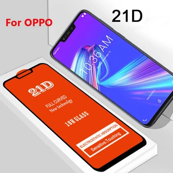 

100pcs 21D Tempered Glass Full Cover For OPPO A11 Pro A31 A91 K5 Reno 2Z 2F 3 Pro Realme C3 6 6i X 50 Film Screen Protector