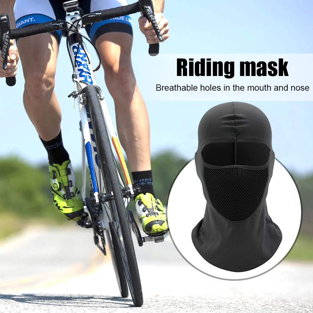 Motorcycle Full Cover Face Mask Cycling Balaclava Hat Lycra