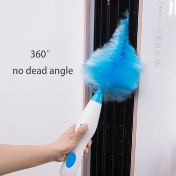 

Adjustable Electric Feather Duster Dirt Dust Brush Vacuum Cleaner Blinds Furniture Window Bookshelf Cleaning Tool Brush