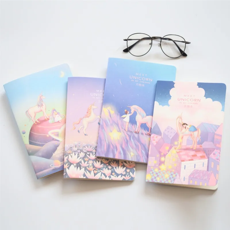 Harphia красочный блокнот сетка бумага стичинг книга Liconre dream 4 шт в упаковке
