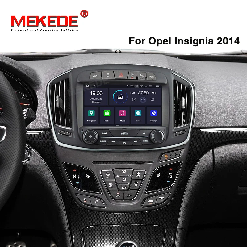 Мультимедийный MP5 PlayerAndroid9.0 автомобильный DVD gps плеер для Opel Vauxhall Insignia Авто Радио Стерео сенсорный экран wifi carplay