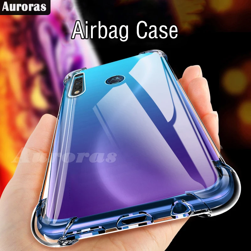 Прозрачный чехол Auroras для Moto G8 Plus официальный оригинальный противоударный Motorola с