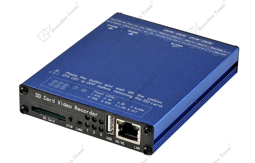  G-sensor 1080P High Video Quality 4CH AHD Mobile DVR CAR DVR 4 Channel auto registar Max support 25