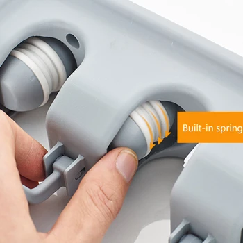 

Wall Mounted Mop Organizer Holder Brush Broom Hanger Storage Rack Home Bath Tool ABS Mop Holders