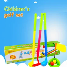 Новая мода Forcefree+ Детские уличные и крытые спортивные игры игрушки Многоцветный резиновый материал мини детский гольф-клуб набор