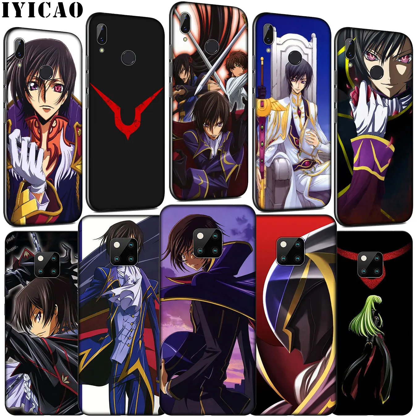 IYICAO код Geass аниме Мягкий силиконовый чехол для телефона Huawei Mate 30 20 10 Pro Nova 5i 4 3 3i 2i 2