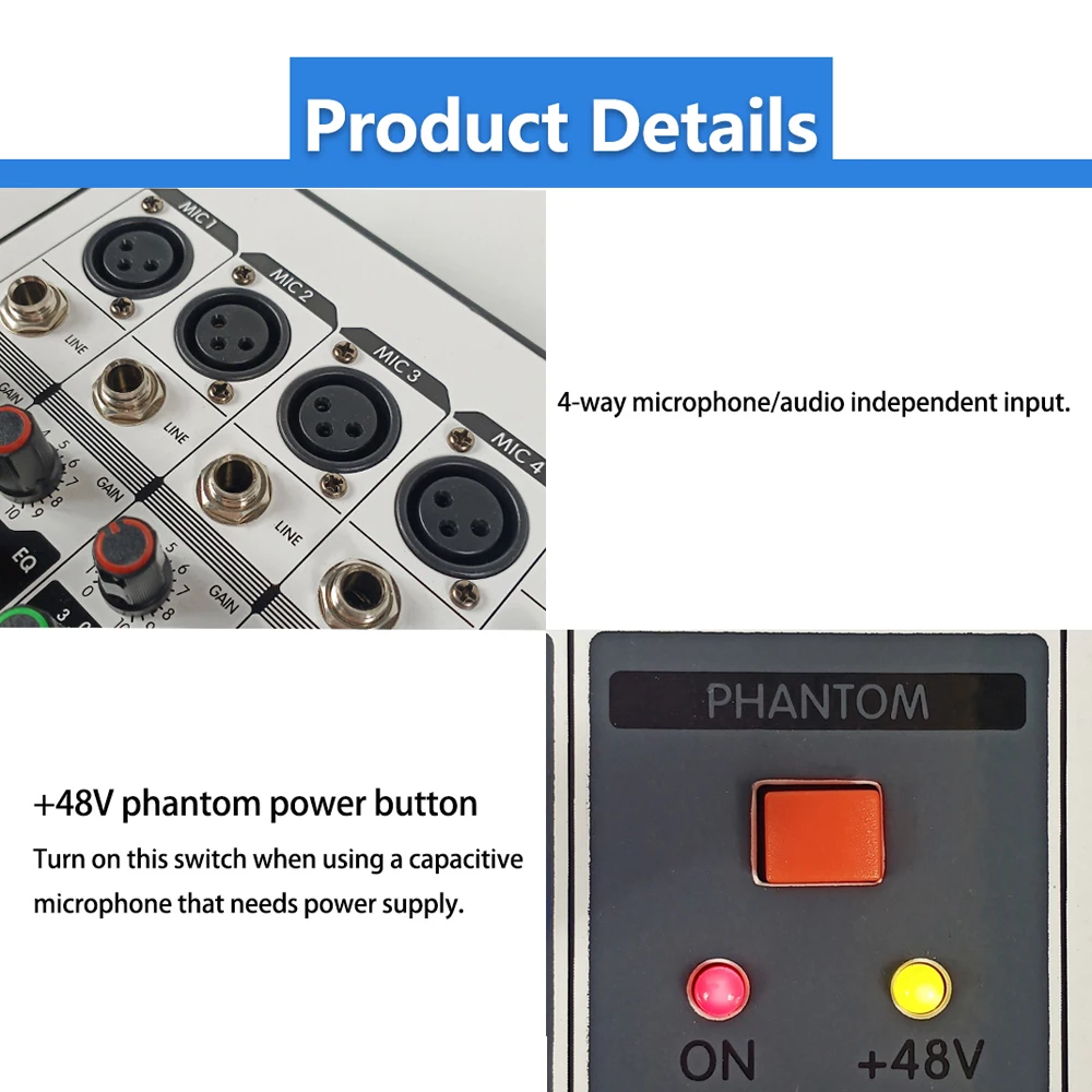 pro 4 channel mixing