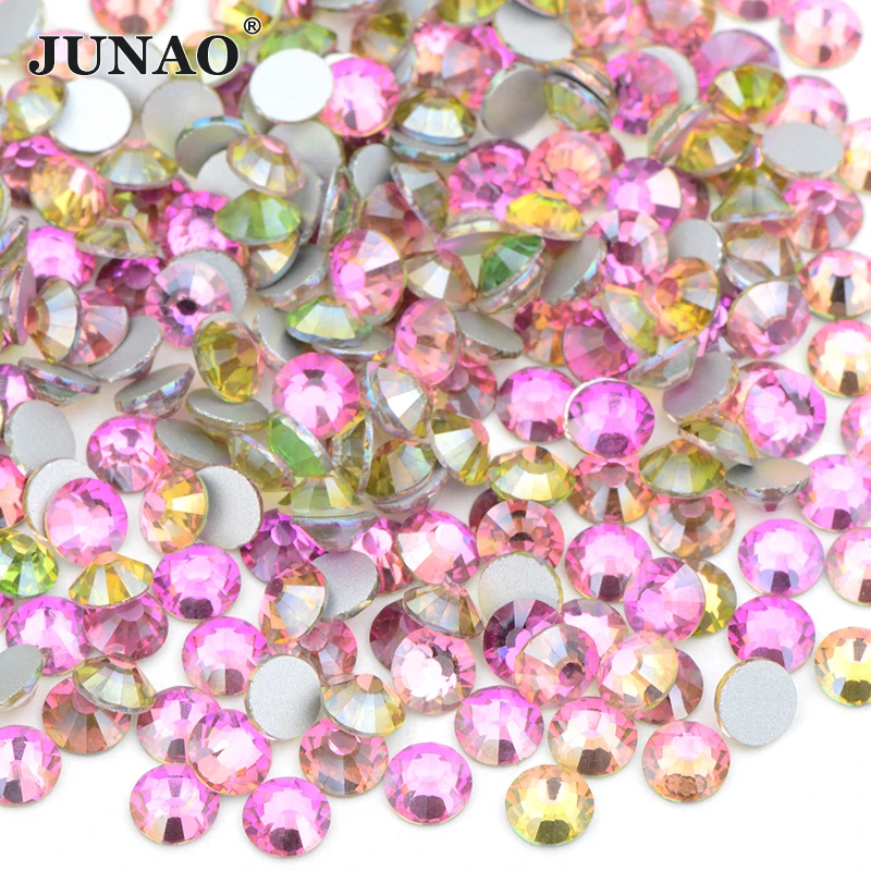 Nail Art Rhinestones Nail Art Accessories Non Hot Fix Rhinestones Clear Glass Rhinestones Crystal Rhinestones Glass Rhinestones Rhinestone Crystals Non Hotfix Rhinestones Rhinestone Accessories Rhinestones Beads JUNAO ss6 ss8 ss10 ss12 ss16 ss20 ss30 Transparent AB Glass Flatback Rhinestone Non Hot Fix Strass Nail Crystal Stones
