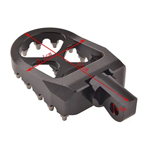 1 пара CNC Wide MX внедорожные колышки 360 ° Roating Chopper Bobber style CNC Cut передние и задние подножки костюм для Harley(Wide Fat Footp
