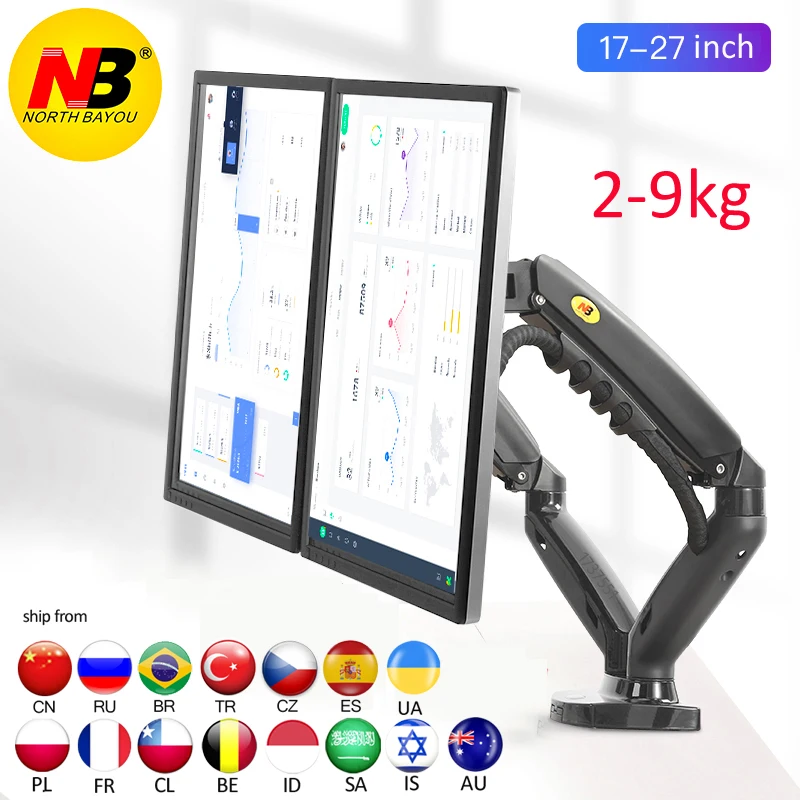 Настольный кронштейн nb F160 с пневматическим прессом 10-27 дюймов 2-6 5 кг | Электроника