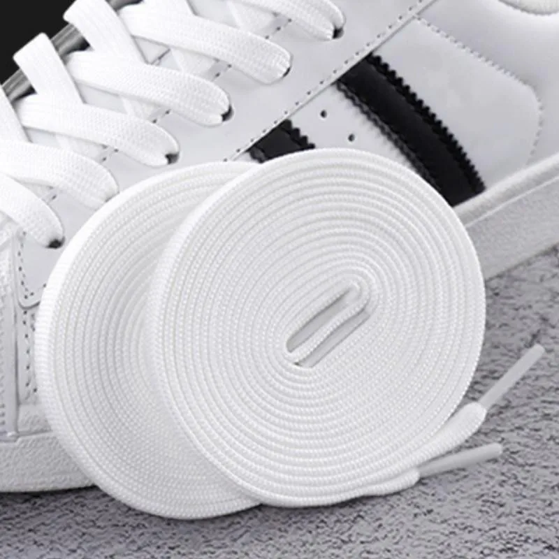 Double Layer Flat Nylon Shoelaces For Sneakers Canvas And Casual Shoes shoe laces,shoelaces without ties
