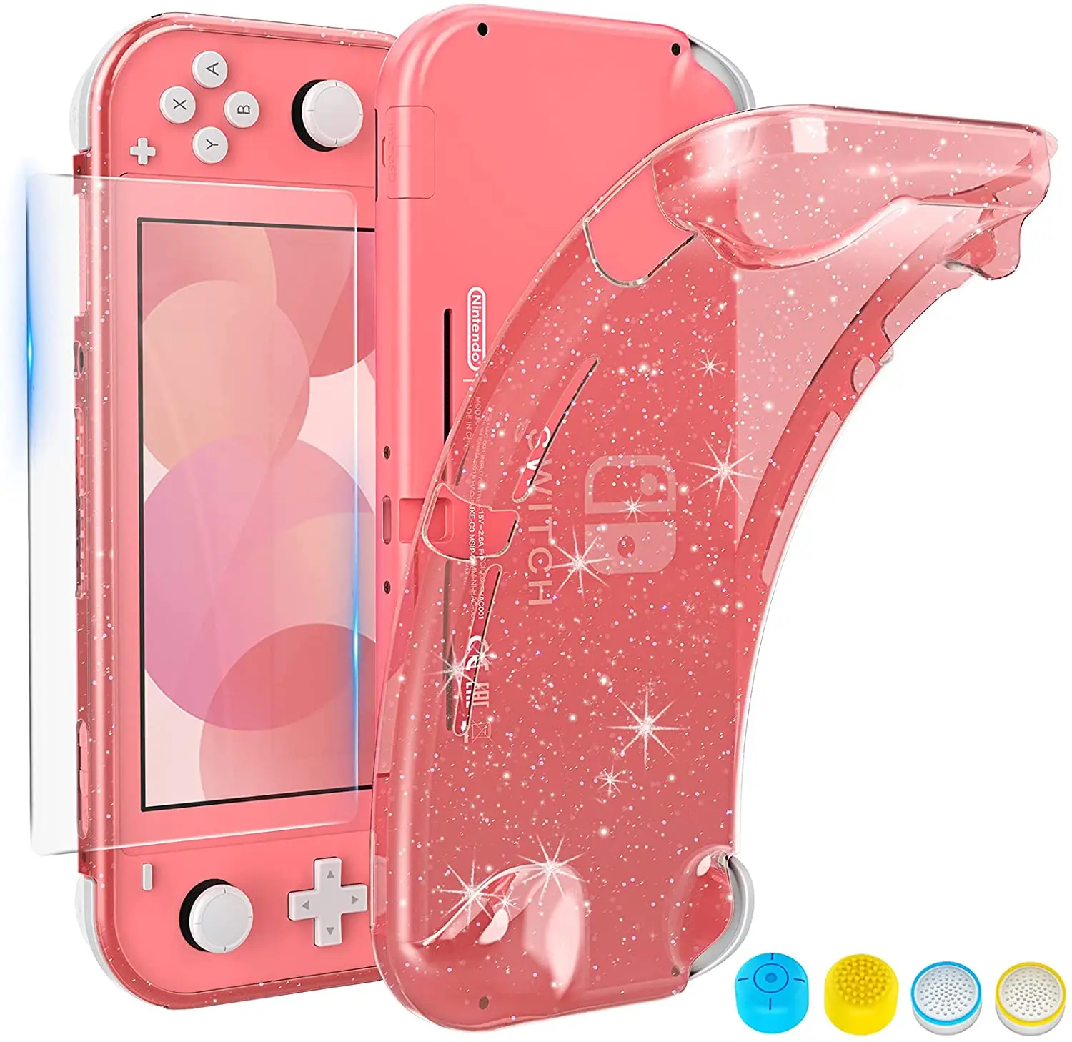 Protective Case for Nintendo Switch Lite, Full Protection Switch Lite  Cover, TPU Shock-Absorption and Anti-Scratch for Nintendo Switch Lite Skin  with
