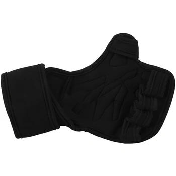 

Half Finger Gym Fitness Gloves Hand Palm Protector with Wrist Wrap Support Cross Fit Workout Power Weight Lifting