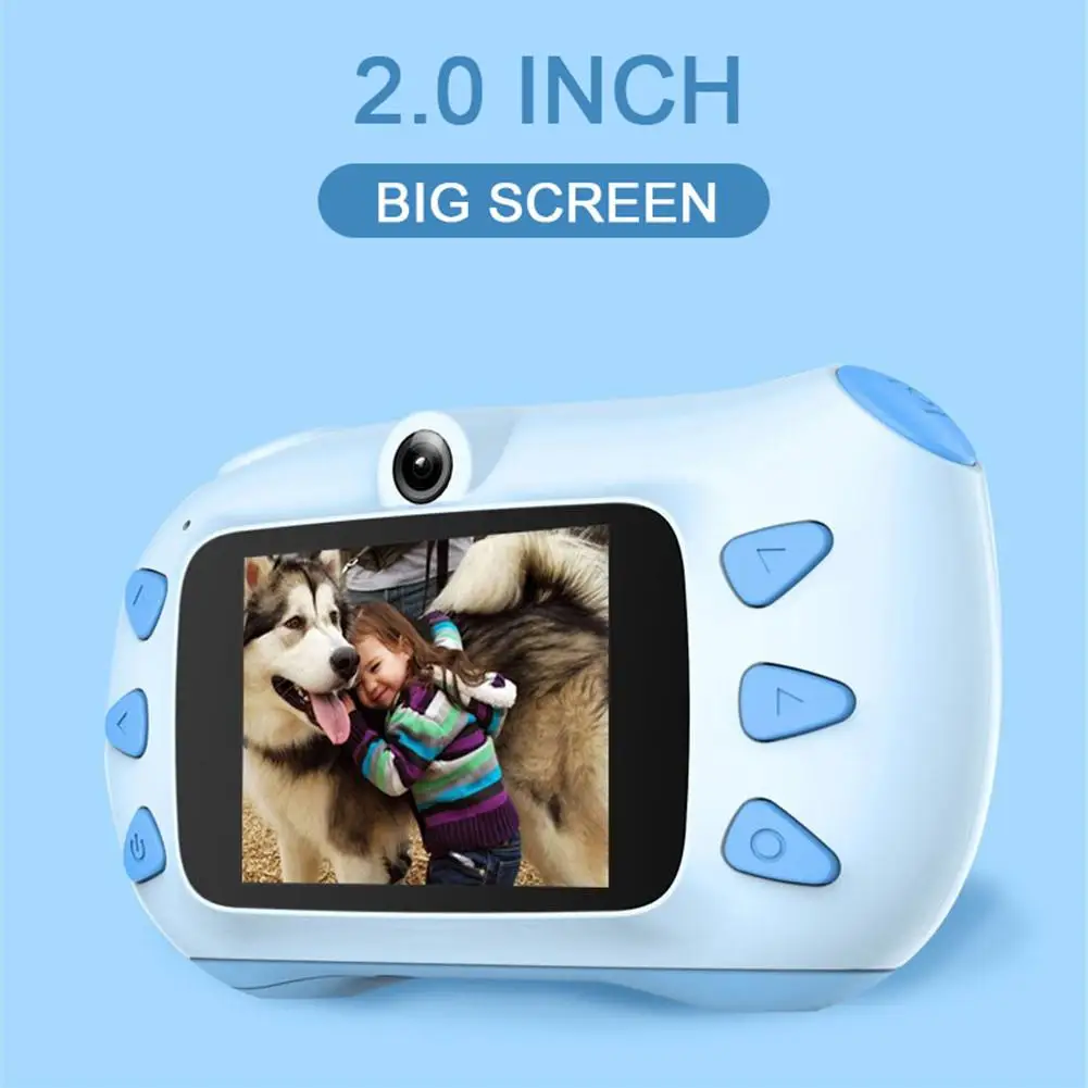 

2 Inch Mini HD Screen Chargable Digital Camera Kids Cartoon Cute Camera Toys Outdoor Photography Props For Child Birthday Gift