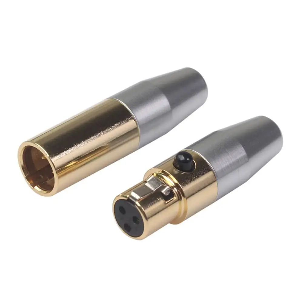 Мини XLR три ядра аудио пайки Разъем Малый XLR Аудио Микрофон Разъем для MIC пайки прямой