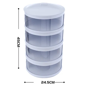 

Stackable Food Transparent Insulation Cover Dustproof for Home Kitchen Refrigerator DC112