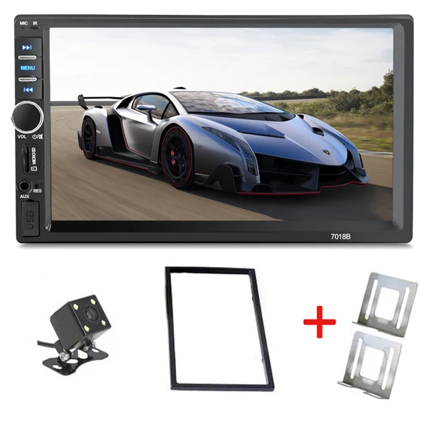 Автомобильный радиоприемник 2 Din General " TFT плеер с сенсорным экраном Bluetooth автомобильный аудио поддержка камеры заднего вида рулевое колесо mp5 - Цвет: D