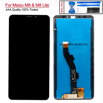

New For Meizu M8 Lite LCD Display Touch Screen Digitizer Assembly with Frame Repair for Meizu M8 M8Lite V8 Lite Phone