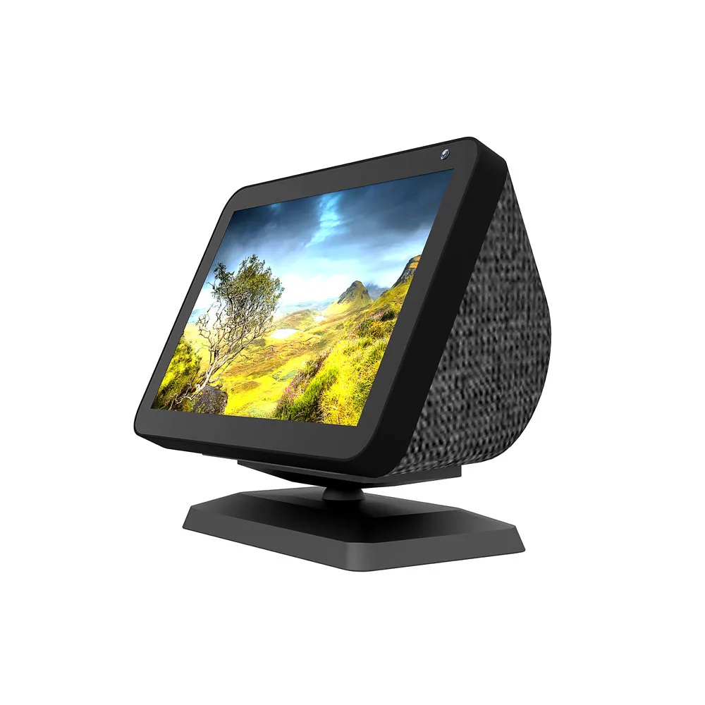 Mostrar suporte de montagem suporte para amazon echo mostrar 8 suporte base antiderrapante magia ajustável suporte rotativo suporte alto-falante