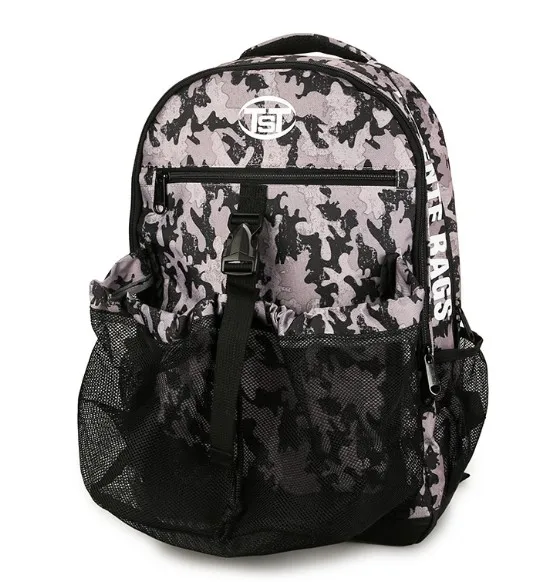 Fashion Basketball Sport Backpack Laptop Travel Outing Mutifuctional Bag with Shoes or Ball Compartment - Цвет: Многоцветный