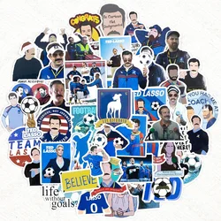 Autocollant de Football animé 50 pièces, autocollant de décoration, pour téléphone portable, guitare, casque d'ordinateur portable, Automobile, tasse d'eau, papeterie 