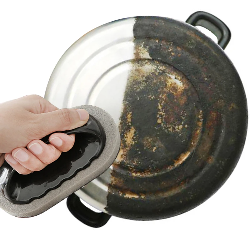 

Strong Decontamination Bath Brush Sponge Tiles Brush Hot Sale Magic Strong Decontamination Bath Brush Kitchen Clean Tools