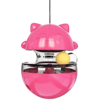 

Cat Toy Slow Leaking Food Ball Educational Tumbler Safe Durable Pet Supplies LBShipping