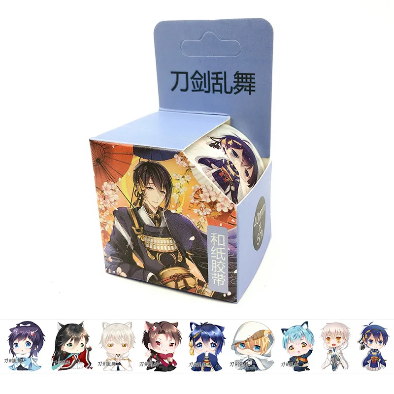 

Touken Ranbu Stickers Classic Fashion Stickers For Book Car Suitcase Cool Laptop Anime Skateboard Sticker