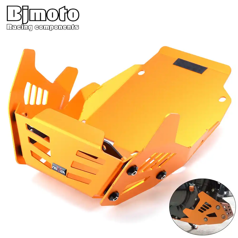 BJMOTO Мотоцикл CNC щит Нижняя противоскользящая пластина под двигателем Защитная