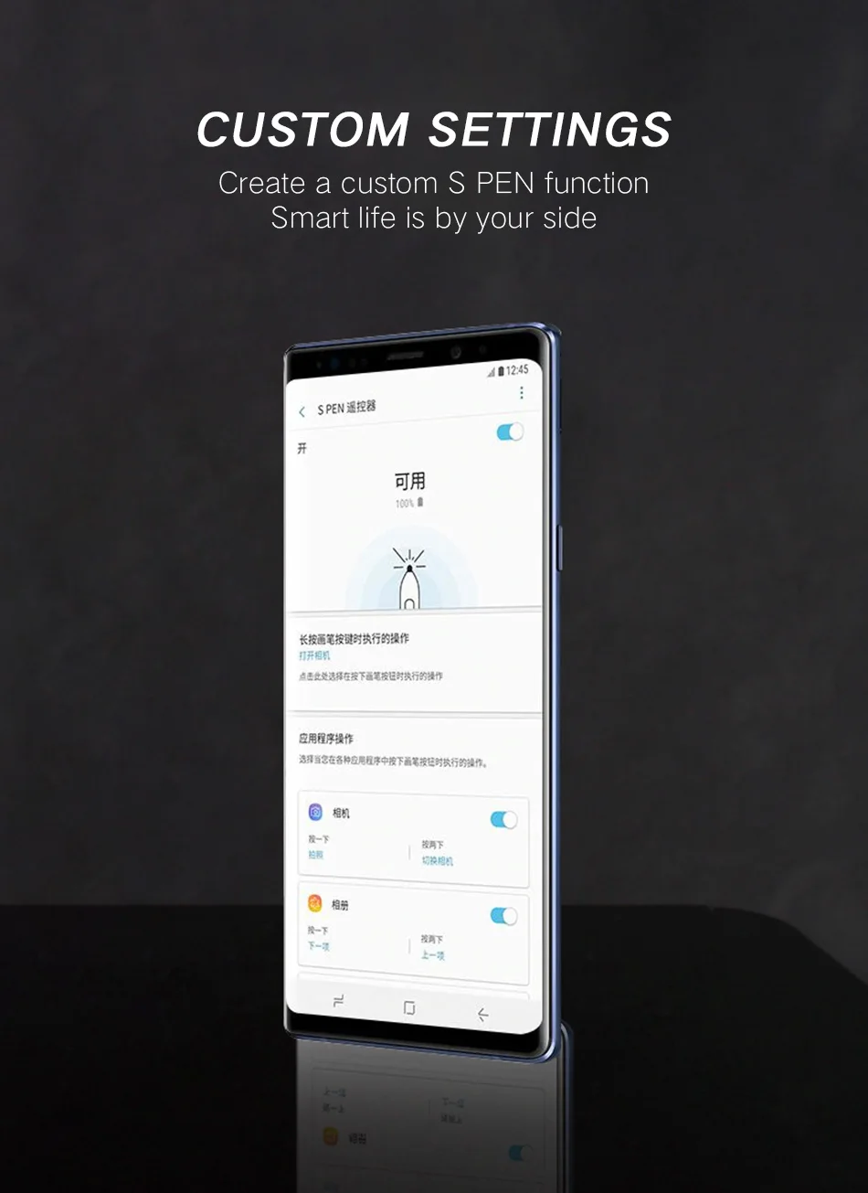 8Samsung Galaxy Note 9 s Pen Original Replacement S-Pen Convenience Waterproof Writing with Bluetooth Note9 Stylus S Pe