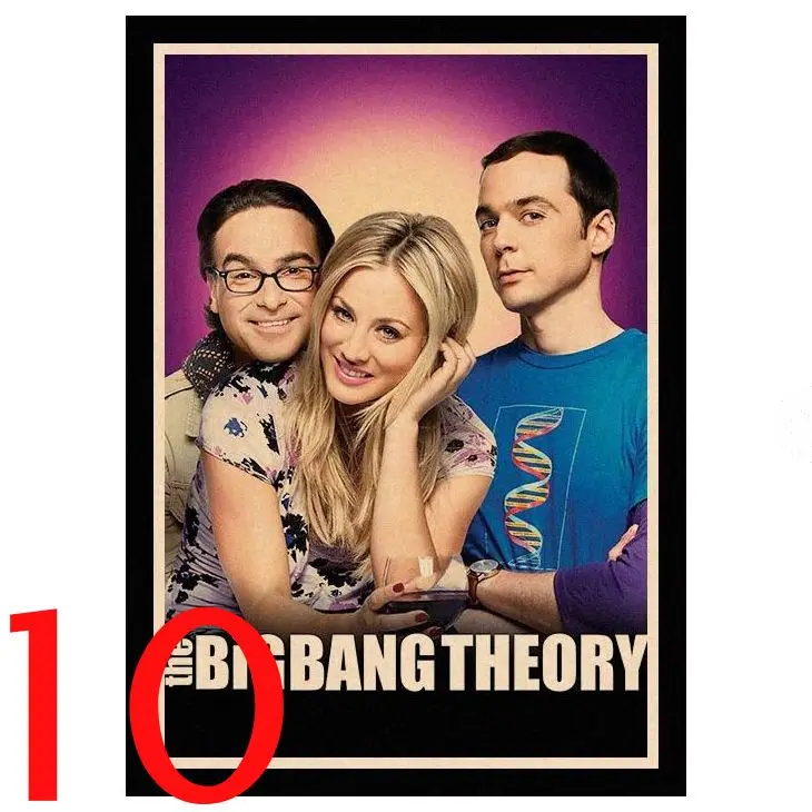 Идеальный JLThe Big Bang Theory Young Sheldon винтажные Плакаты для дома/бара/гостиной Декор из крафт-бумаги высокого качества плакат HBA46