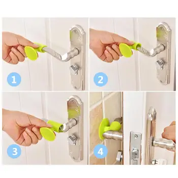 

Doorknob Protectors Thickening Mute Door Silicone Door Fender Door Handle Buffer Guard Silencer Crash Pad Wall Protectors