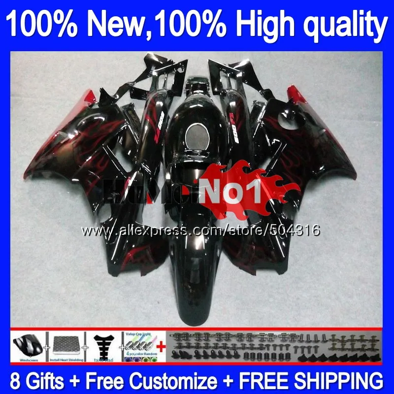 Корпус+ майка для HONDA CBR600 F3 FS 600CC CBR600FS для детей ростом 95-96 2MC. 71 красным пламенем CBR 600F3 600 F3 CC CBR600F3 1995 1996 95 96 обтекатель