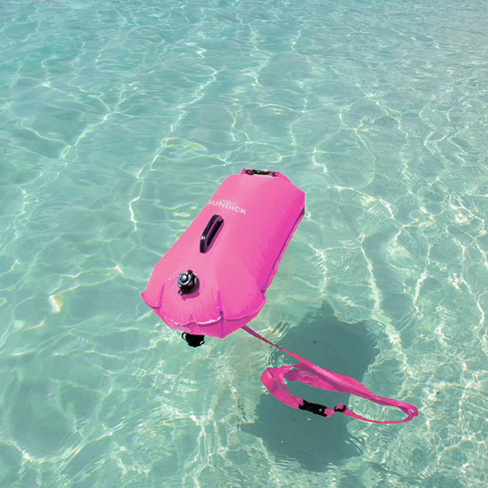 Iatable Swim Buoy Drybag For Sports Water Bag Swimmers Towing Float Bags Dry Double Air Belted Waist Safety Storage Bag