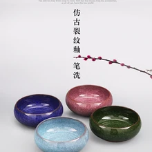 Цзиндэчжэнь керамика Китай ремесло поставки традиционное ремесло лучший ручной работы Творческий античный классический трещины глазури резервуар для хранения 4