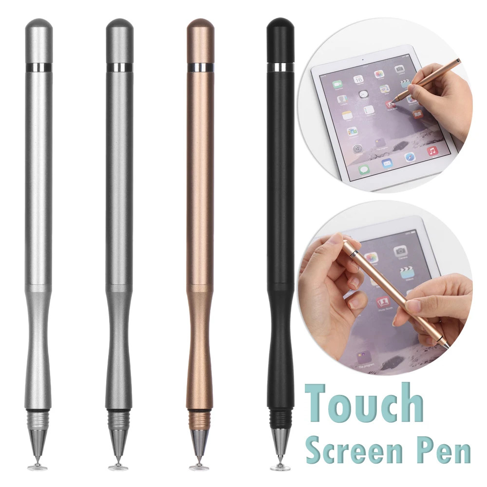 Универсальная емкостная ручка-карандаш на присоске для сенсорного экрана IPhone IPad, смартфон, планшет, компьютер, стилус для сенсорного экрана