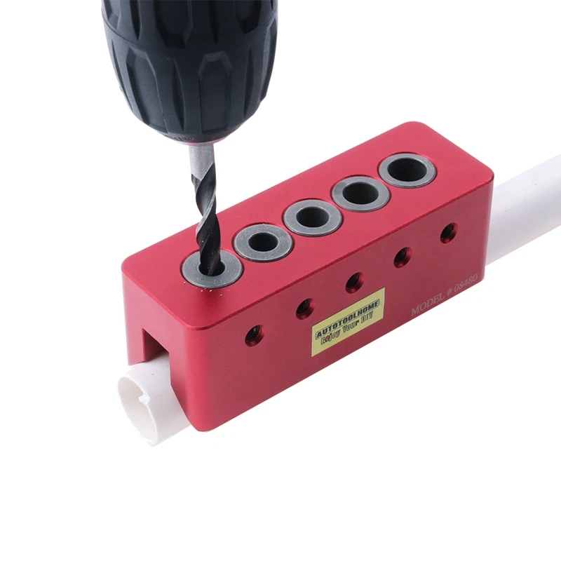 90 Degree Angle Hole Drilling Jig Accessories Kit V Shape With Wood Dowel Center Drill Bit Set Drill Guide Bushings