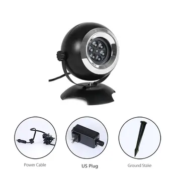 

LED Landscape Projector Home Decoration Light Snowflake Patterns Landscape Lights For Christmas US EU UK Plug