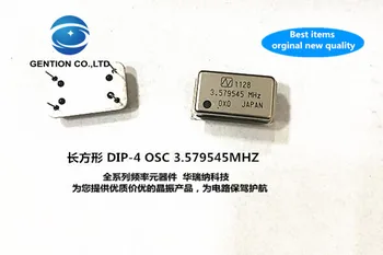 

10pcs 100% orginal new Rectangular clock Zhen full size 3.579M 3.579MHZ 3.579545MHZ low frequency