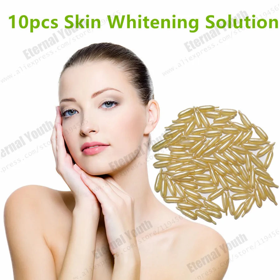 

10x Capsules Ageless Skin Whitening Solution Whiten Scars Vitamin E External Use Only Beauty Care