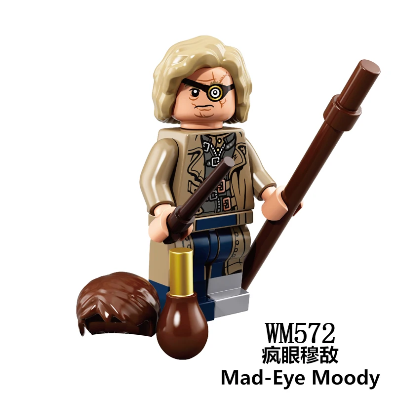 Flitwick Дамблдор Longbottom Luna Diggory строительные блоки кирпичи Фигурки игрушки для детей Подарки WM6041