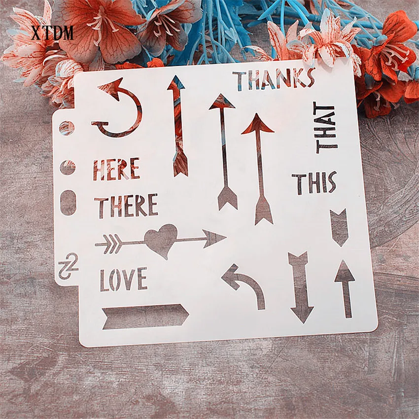 Пластиковая форма со стрелками трафареты сделай сам для скрапбукинга тортов