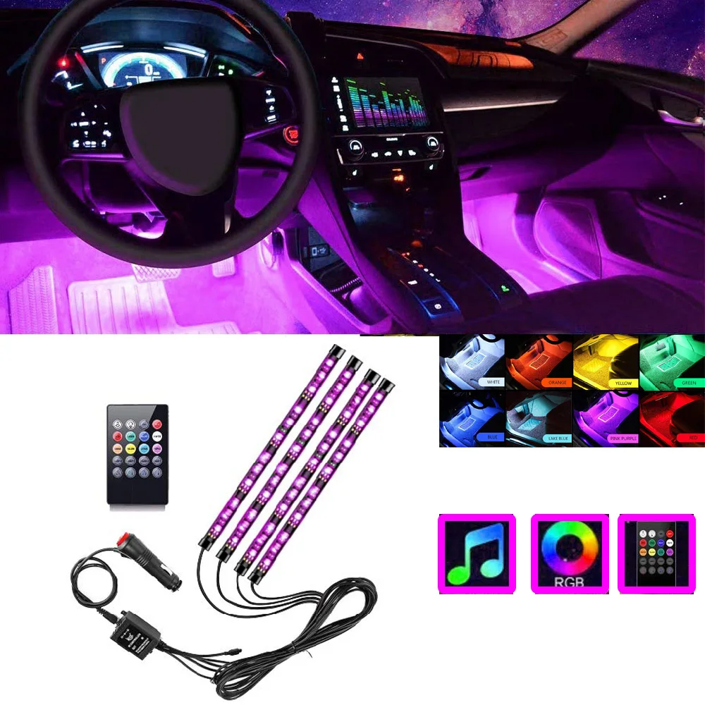 

RGB LED Strip Lamp Car Strip Light 5050SMD DC 5V 12V Flexible LED Light Tape Ribbon TV Desktop Background Bias Lighting