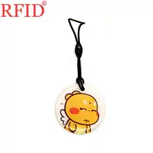 ID 125 кГц EM4305 EM4205 перезаписываемый записываемый брелок RFID мультфильм водонепроницаемый брелок жетон тег брелоки карта доступа 1 шт